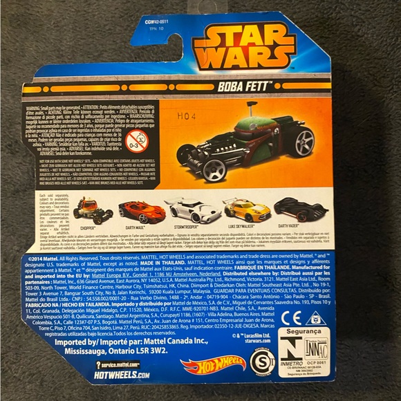 Hot Wheels ‘BOBA FET’ #10/15  “Blue” card - Picture 4 of 5